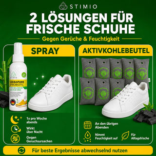 Das ultimative Schuh-Frische Set | 360° Schutz gegen Geruch & Feuchtigkeit