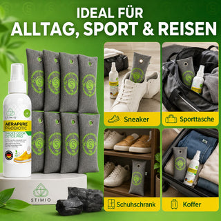 Das ultimative Schuh-Frische Set | 360° Schutz gegen Geruch & Feuchtigkeit