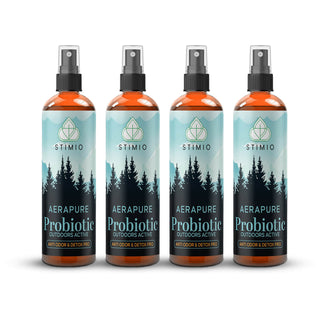 Team-Set 4 Stück OUTDOOR Anti-Odor Spray - Probiotischer Geruchsentferner & Enzymreiniger