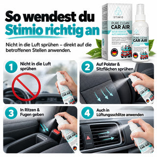 Stimio Auto-Frische Set – Luftentfeuchter & Geruchsentferner fürs Auto (2 × 500 g + 100 ml)