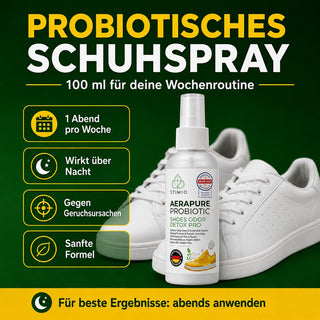Schuh-Frische Set Starter – Spray und 2 Aktivkohlebeutel