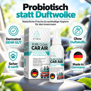 Stimio Auto-Frische Set – Luftentfeuchter & Geruchsentferner fürs Auto (2 × 500 g + 100 ml)
